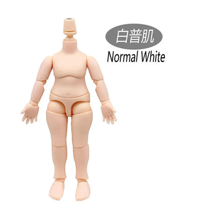 OB11 Body or GSC Head Pink/ Normal/ White/ Coffe Skin Body 1/12 Bjd Doll Accessories Dress Up Toys Gift