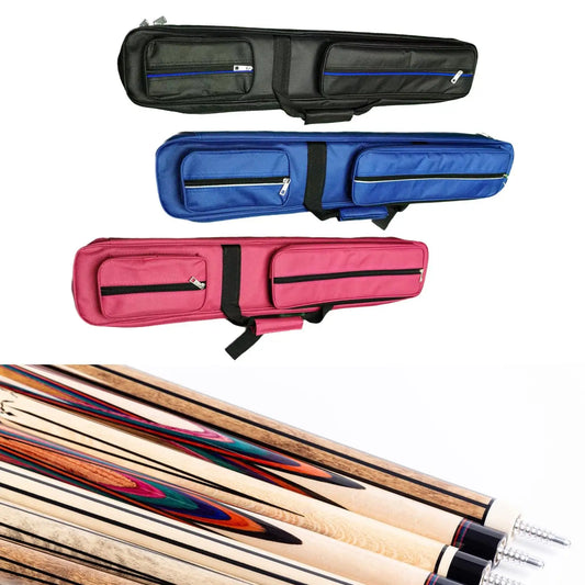 Oxford Cloth Billiard Pool Cue Carrying Case Professional Club Organizing Protector Practical With Carry Strap Pool Cue Bag