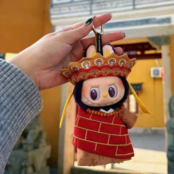 17cm Doll Clothes for Labubu Cosplay Journey to West Character Costumes Tang Monk Porky Pig Monkey King Clothes Doll Accessories