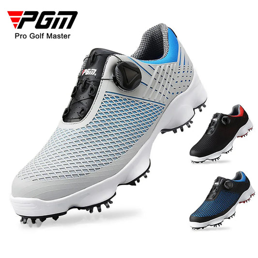 PGM Golf Sports Men's Shoes Waterproof Fashion Casual Sneakers Quick Lacing Breathable Non-Slip XZ106 Wholesale