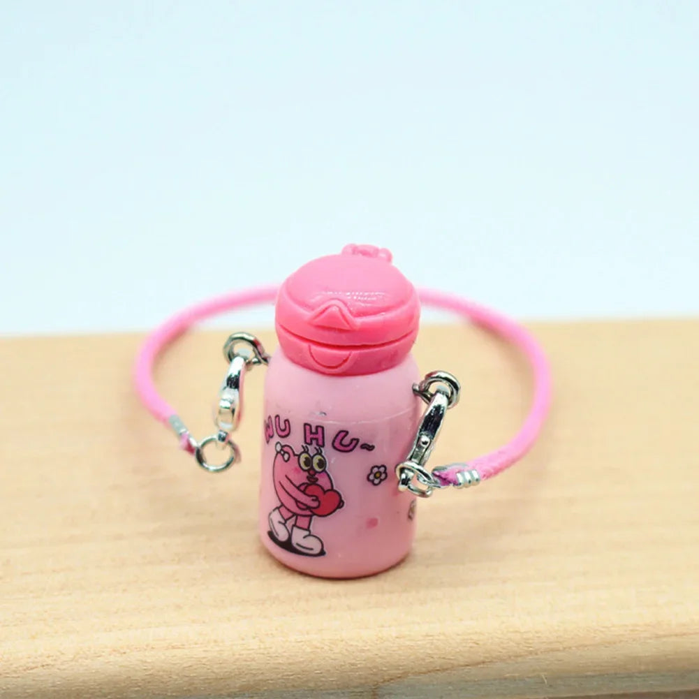 For Labubu V1 V2 Idol Cute Doll Clothes Fashion Sweater Outfit Accessories Sitting Party Pink White Striped Sweater Cup Clothing