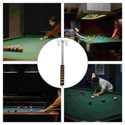 Retractable Billiards Cue Stick Bridge Retractable Pool Cue Stick Billiards Pool Cue Accessory Retractable Pool Stick With Remov
