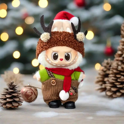 Christmas New Year's Decoration Clothes for Labubu 3.0 V1/V2 Doll Festival Clothing Outfits for Ropa Labubu Doll Accessories