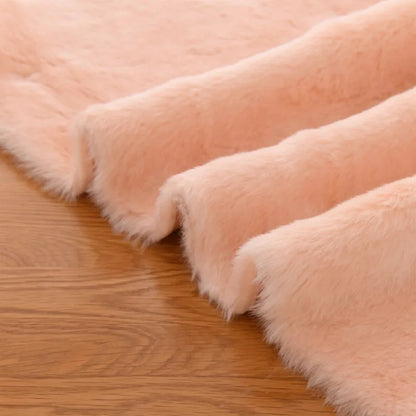 2.5cm Imitation Rabbit Fox Fur Grass Counter Decoration Carpet Clothing Scarf Animal Fur Suit Fabric