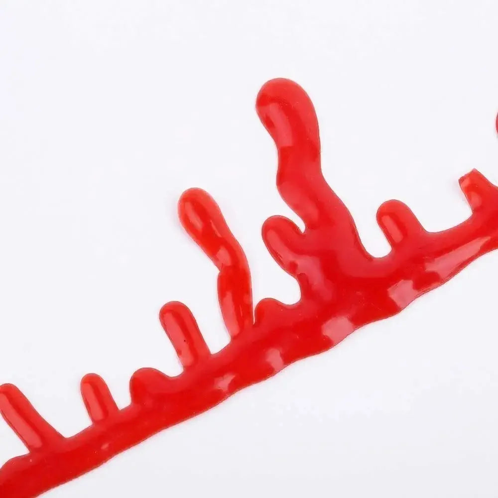 Halloween Dripping Blood Necklace Horror Vampire  Bloody Choker for Halloween Decoration Cosplay Costume Party Accessories
