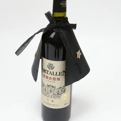 Halloween Mini Witch Hat Bottle Decoration Halloween Party Wine Bottle Hat Happy Halloween Day 2025 Home Dinner Table Supplies