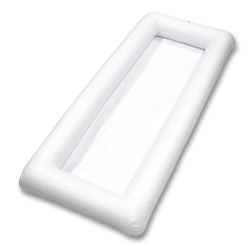 PVC Inflatable Outdoor Pool Rafts Beach Swimming Portable Inflatable Ride-Ons Water Ice Bucket Salad Beer Bar
