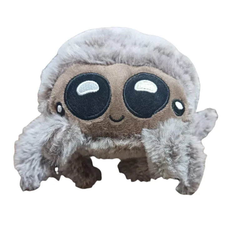 Lucas Friend Spider Plush Toy Kawaii Black White Spider Doll Home Decoration Pillow Soft Stuffed Halloween Gifts Toy for Kids