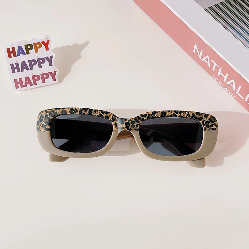 Children Cute Vintage Frosted Rectangle UV400 Sunglasses Outdoor Girls Boys Sweet Sunglasses Protection Classic Kids Sunglasses