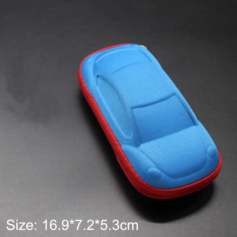 KLASSNUM Portable EVA Glasses Case With Carabiner Hook Colorful Sunglasses Hard Case Zipper Eyeglasses Protector Box Holder New