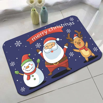 2024 Halloween Pumpkin Carpet Bedroom Bathroom Floor Mats Decorative Halloween Floor Mats Christmas Mats Christmas Decorations