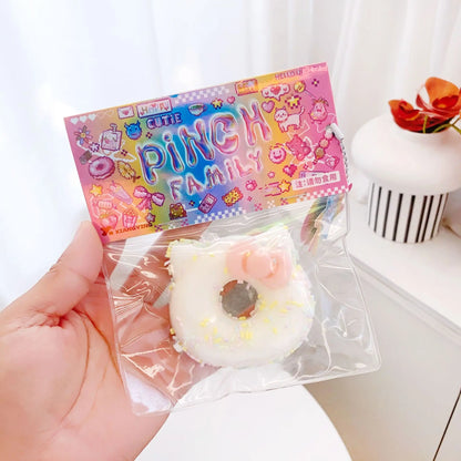 Squishy Food Creative Kids Fidget Toy Simulation Exquisite Waffle  Bread Toast Donuts Slow Rising Squeeze Stress Relief Toys