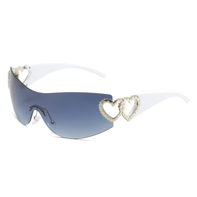 Fashion Y2k Designer Sunglasses Women 2025 Luxury Trending Sunglasses Woman Shade Pink Glasses Goggle 2000'S Lentes De Sol Mujer