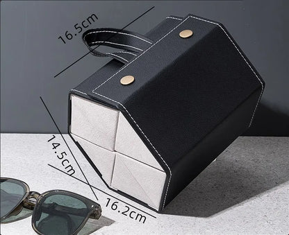 2/3/4/5/6 Grids Sunglasses Organizer Travel Organizers Accessories Storage Box for Glasses Portable Jewelry Boxes Makeup Case