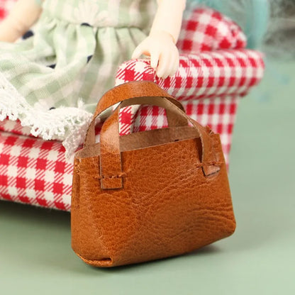 1PCS New Fashion Mini Handbag Shoulder Bag for Doll Decor Accessories Kids Toys