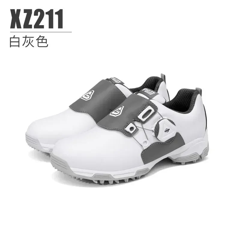 PGM Golf Children's Shoes Casual Sports Kids Sneakers Knob Shoelaces Microfiber Waterproof Anti Slip XZ211 Wholesale