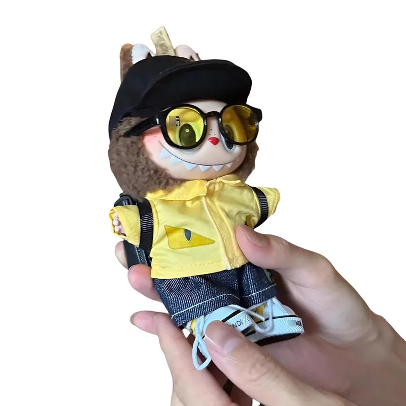 For 17cm Labubu High-End Design Is Suitable for Changing Clothes of First Second and Third Generation Labubu Plush Toys Gifts