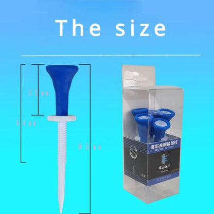 Height Adjustable Golf Tee Plastic Silicone Golf Tees for Driver Step Down Golf Ball Holder Training Ball Stand Accessories