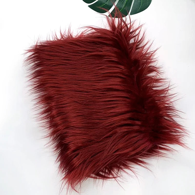Faux Fur Fabric 46 Colors 160x50cm 8cm Soft Long Plush Handmade Doll/Clothing Shaggy Fabric