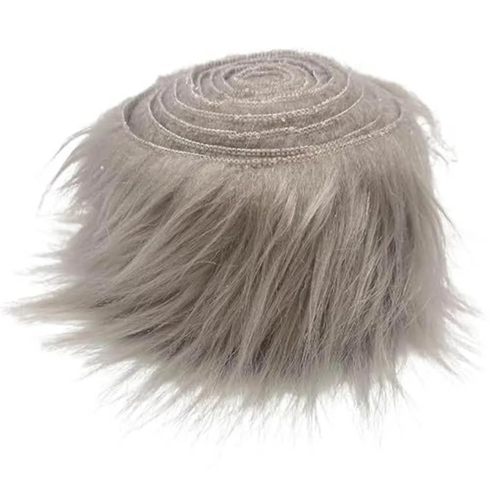1.5M Faux Fur Ribbon Tapes Handmade Trimming Home Decoration Apparel Sewing Crafts Plush Fur Stripe Trim Fabric Costume Supplies