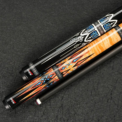 YFEN 58" Carbon Fiber  Technology 1/2 Billiard Pool Cue Stick 12.5mm + Extender