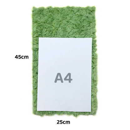 25x45cm Embossed Microfiber Plush Faux Fur Furry Fabric Soft Imitation Rabbit Fur DIY Doll Garment Coat Jacket Sewing Material
