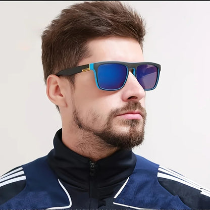 2pcs Square Polarized Sunglasses Anti Glare Sun Shades for Summer Party Vacation Travel Driving Fishing