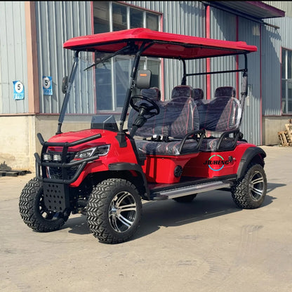 2025 Club Golf Carts 2/4/6/8 Seater Street Legal Golf Cart 72V Lithium Custom Comfortable 4 Seats Electric Car Vehicl