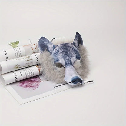 1 Piece Animal Wolf Mask for Everyone, Universal for Halloween Party Gathering