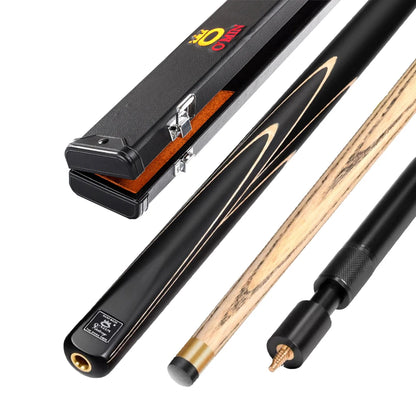 O'Min Victory Billiard Snooker Cue One Piece 9.8mm Tip High Quality Ashwood Shaft Professional Billard With Case and Extension