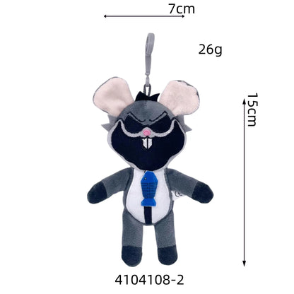 15CM Nightmare Critters Plush Toy Keychain Nightmare Lamb Fluffty Toy Game Role Stuffed Pendant Doll Toy Christmas Gift for Kids