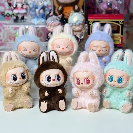 Genuine Labubu the Monster Exciting Macarons &Have a Seat Series  Blind Box Vinyl Face Pendant Kawaii Decoration Collec Toys
