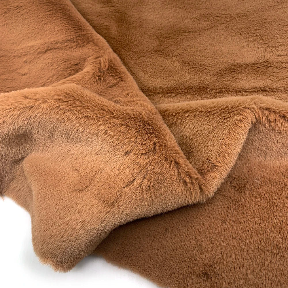 Sewbato 10mm 100% Polyester Faux Fur Fabric 50x50cm Environmentally Friendly Soft Minky Fabric Plush Toy/Clothing Plush Fabric