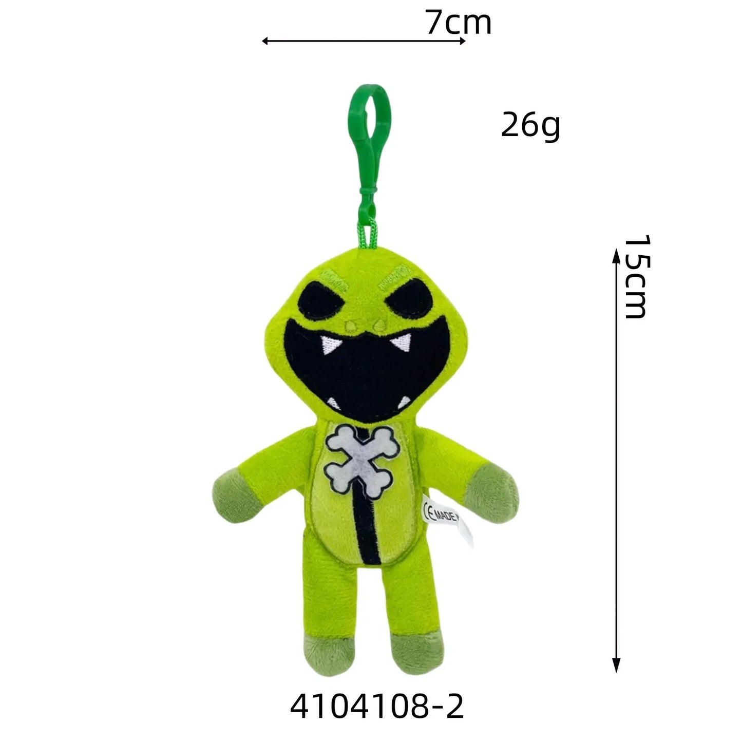 15CM Nightmare Critters Plush Toy Keychain Nightmare Lamb Fluffty Toy Game Role Stuffed Pendant Doll Toy Christmas Gift for Kids