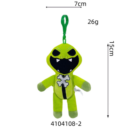 15CM Nightmare Critters Plush Toy Keychain Nightmare Lamb Fluffty Toy Game Role Stuffed Pendant Doll Toy Christmas Gift for Kids