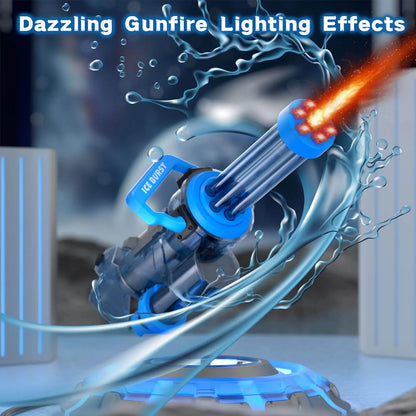 Strongest Gatling Electric Water Gun Toy With Light Continuous Shooting Water Gun Summer Beach Pool Battle Toys for Boy Adult