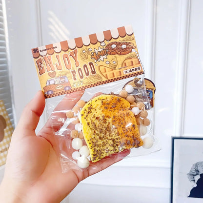 Squishy Food Creative Kids Fidget Toy Simulation Exquisite Waffle  Bread Toast Donuts Slow Rising Squeeze Stress Relief Toys