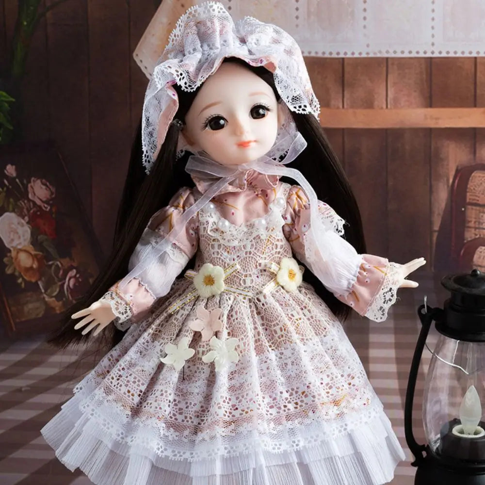 BJD Dolls BJD Dolls and Clothes Hinged Doll Brown Eye Removable Joints 3D Eyes Doll 13 Movable Joints Anime