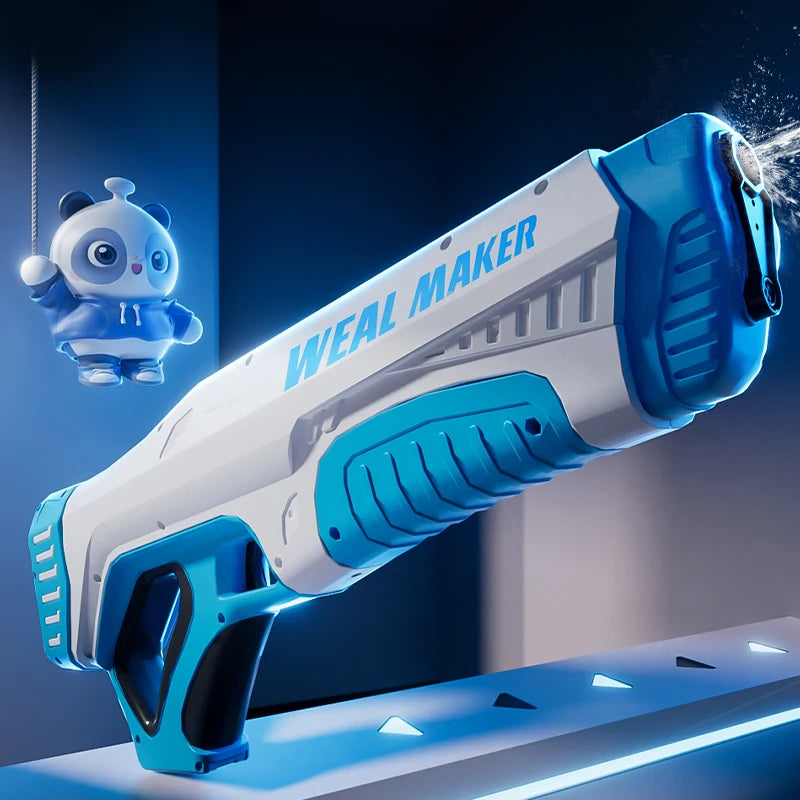 Automatic High-Tech Summer Electric Toy Water Gun Induction Water Absorbing  Burst Water Gun Beach Outdoor Water Fight Toys Gift