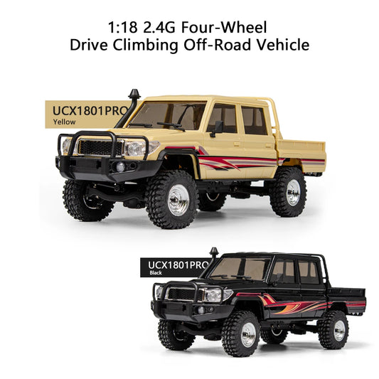 1/18 UCX1801 PRO RC Car LC79 2.4G 4WD Off-Road Pickup Brushless Simulation Truck Electric Remote Control Cars Model Toy Gift