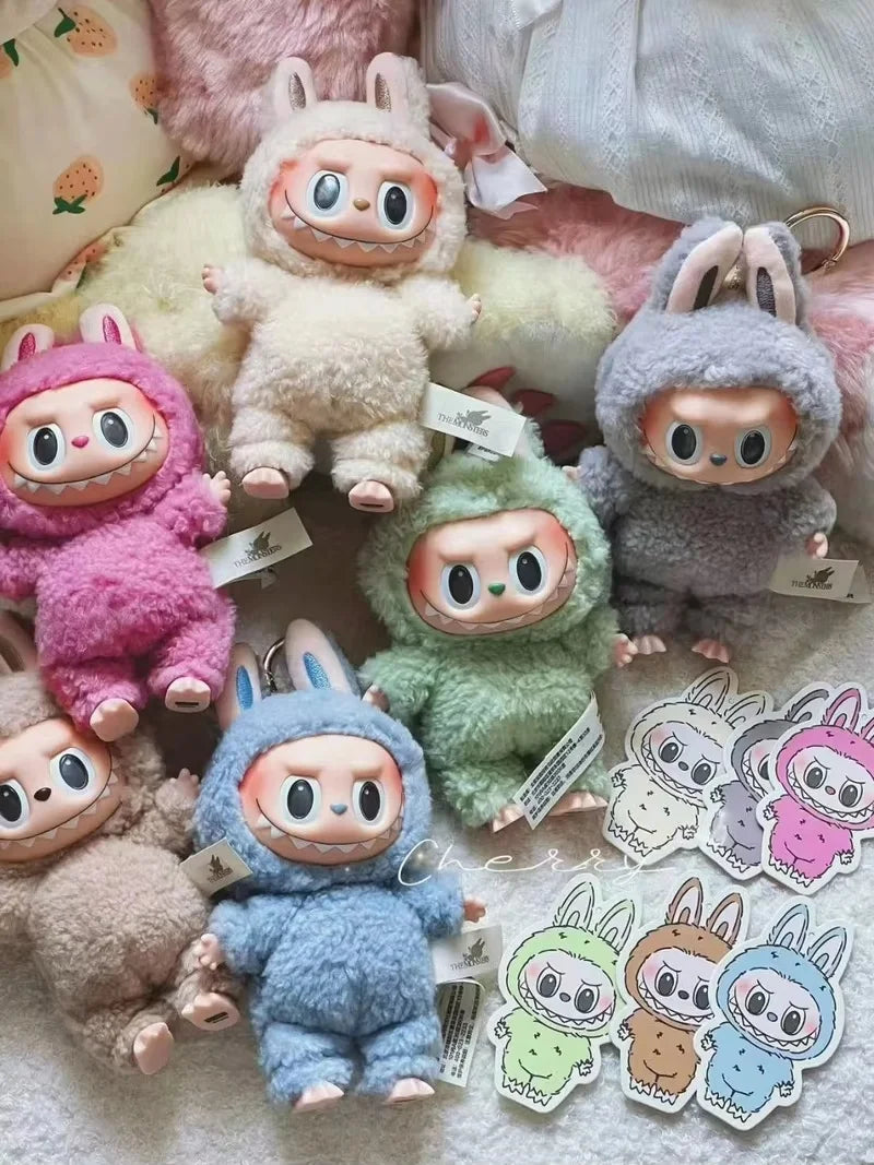 New Labubu the Monsters Blind Box Toys Cardiac Macarone Mysterious Surprise Box Guess Bag Figure Model Bag Keychain Gifts