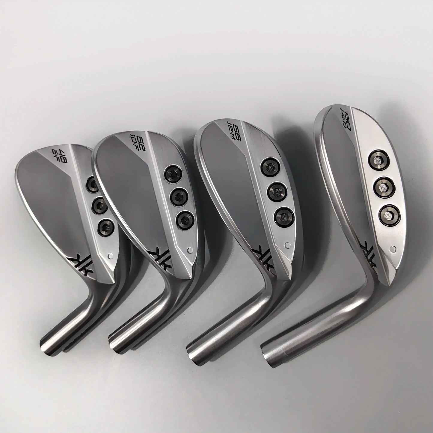 Masked Hero Golf Kyoei Wedges Set 48 52 56 60 Degree Forged Wedge Head Only CNC Milled Silver Color High-Quality No Shaft