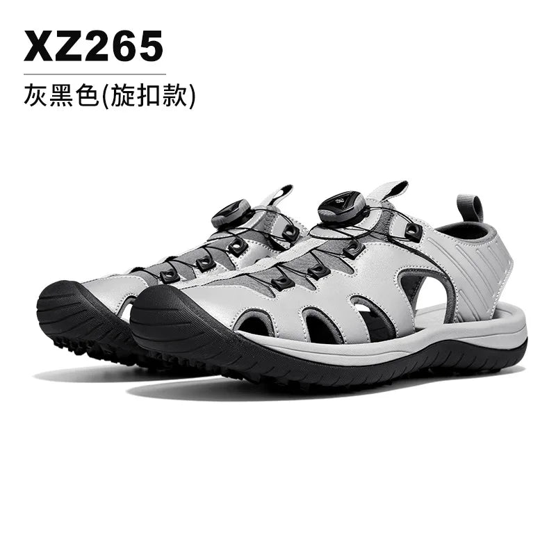 PGM Men's Golf Shoes Summer Sandals Anti Slip Studs Super Breathable Shoes Knob Laces XZ265