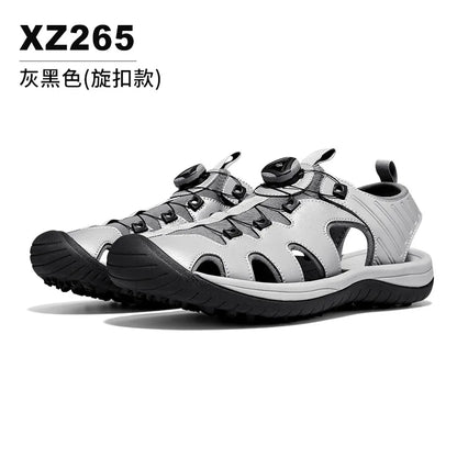 PGM Men's Golf Shoes Summer Sandals Anti Slip Studs Super Breathable Shoes Knob Laces XZ265