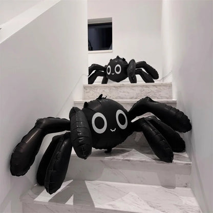 Halloween 3D Black Spider Balloon Ghost Festival Party Decorations Trick Toy Balloon Halloween Party Supplies Inflatable Ballon