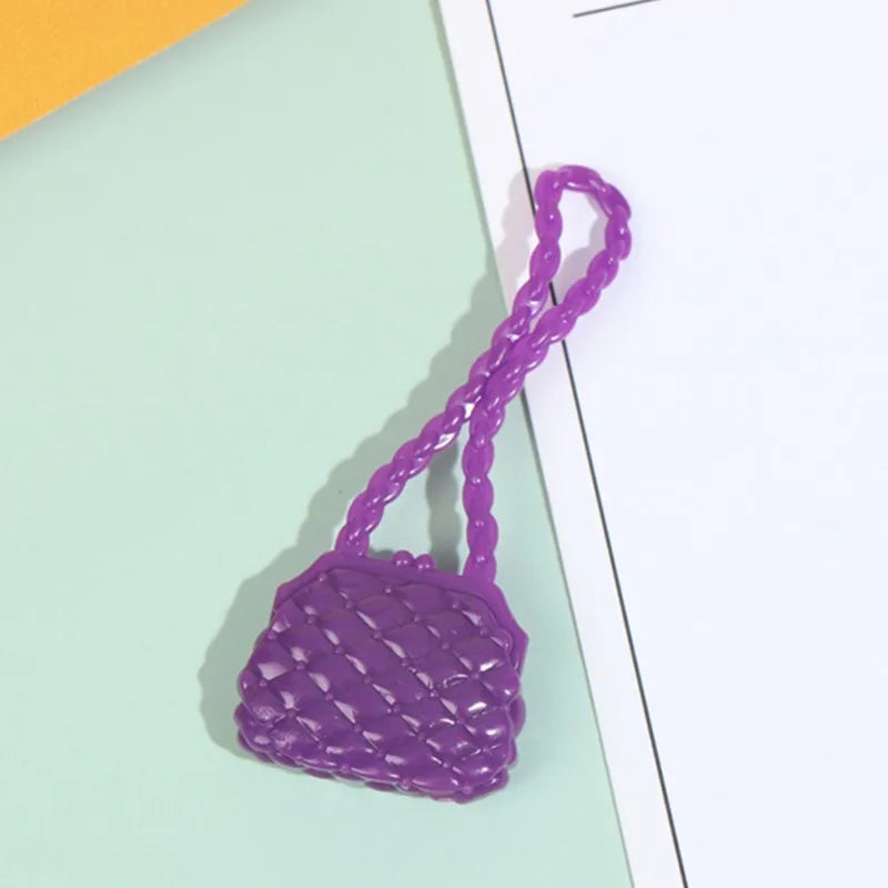 1PCS New Fashion Mini Handbag Shoulder Bag for Doll Decor Accessories Kids Toys