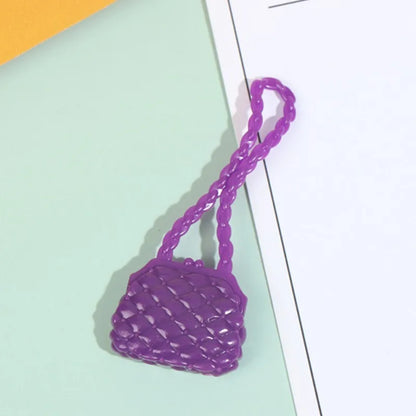 1PCS New Fashion Mini Handbag Shoulder Bag for Doll Decor Accessories Kids Toys
