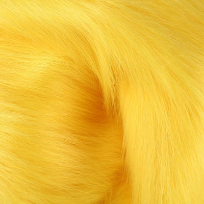 25*25Cm Faux Fur Fabric Square Artificial Fur Long Pile Plush Fabric for DIY Chair Cushion Crafts Dolls Beard Hair Decoration