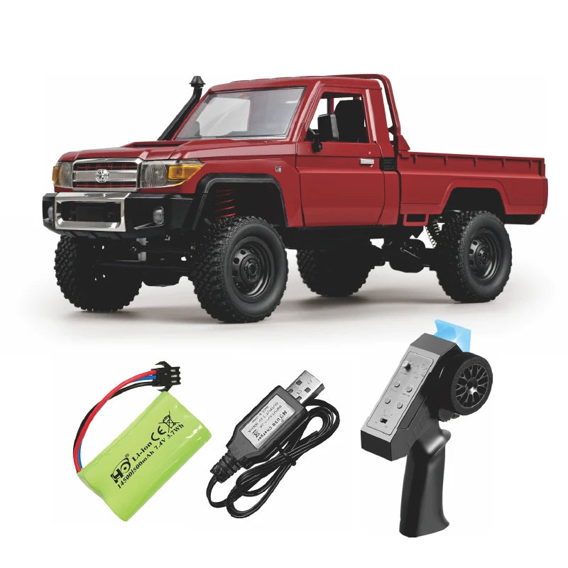 1:12 Rc Car Mn82/Mn82pro Model Retro Full-Scale Simulation Lc79 RTR 2.4G 4WD 280 Motor Remote Control Pickup Truck Toys for Kids