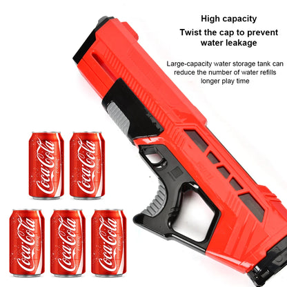 Outdoor Water Gun Toys Electric High Pressure Large Capacity Water Gun Summer Beach Swimming Pool Game Interactive Kids Toys